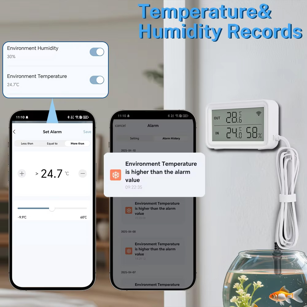 External Waterproof Probe Temp - Digital Hygrometer Probe recension och pris