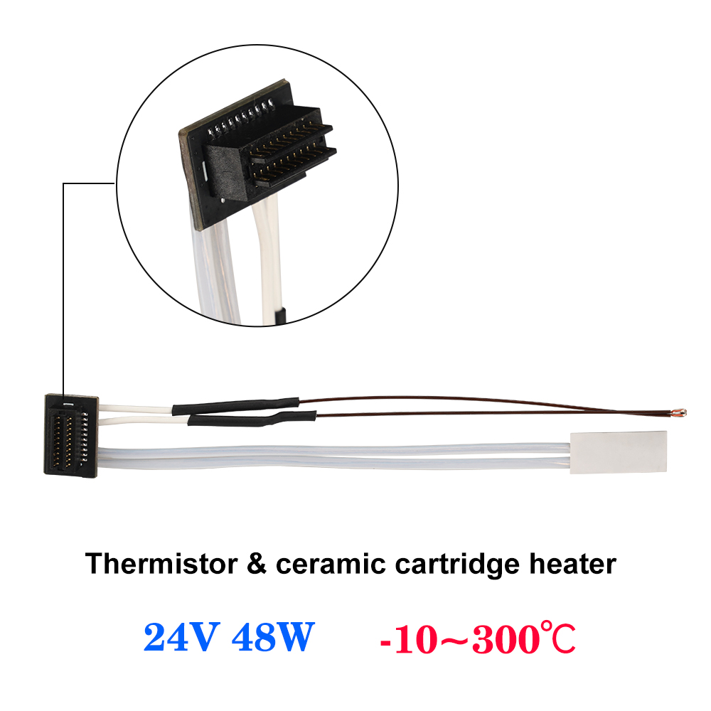 For Bambu Lab P1P Heating Tube - Ceramic Heat Emitter recension och pris