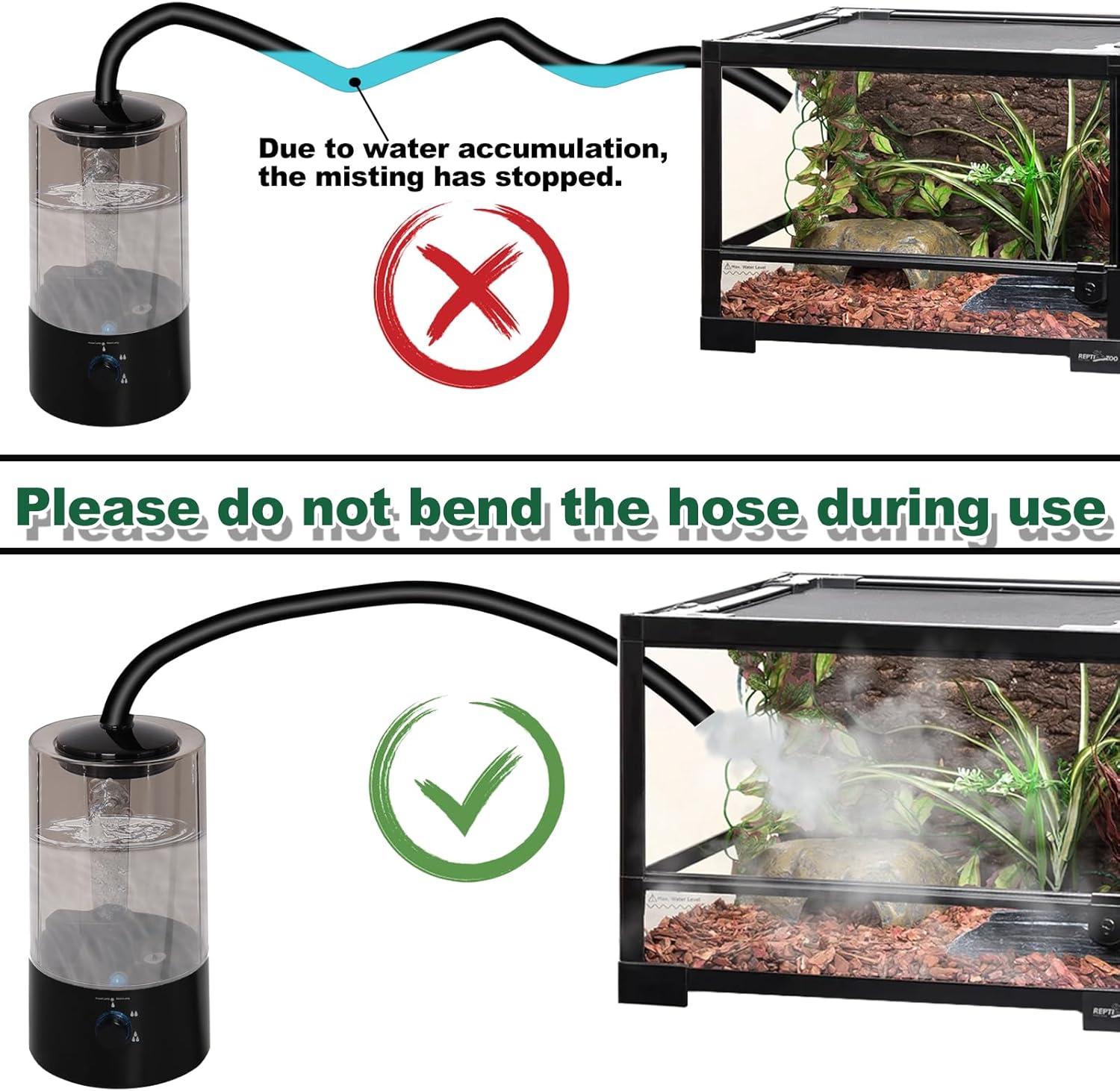 Reptile Humidifier Terrarium F - Terrarium Fogger Ultrasonic recension och pris
