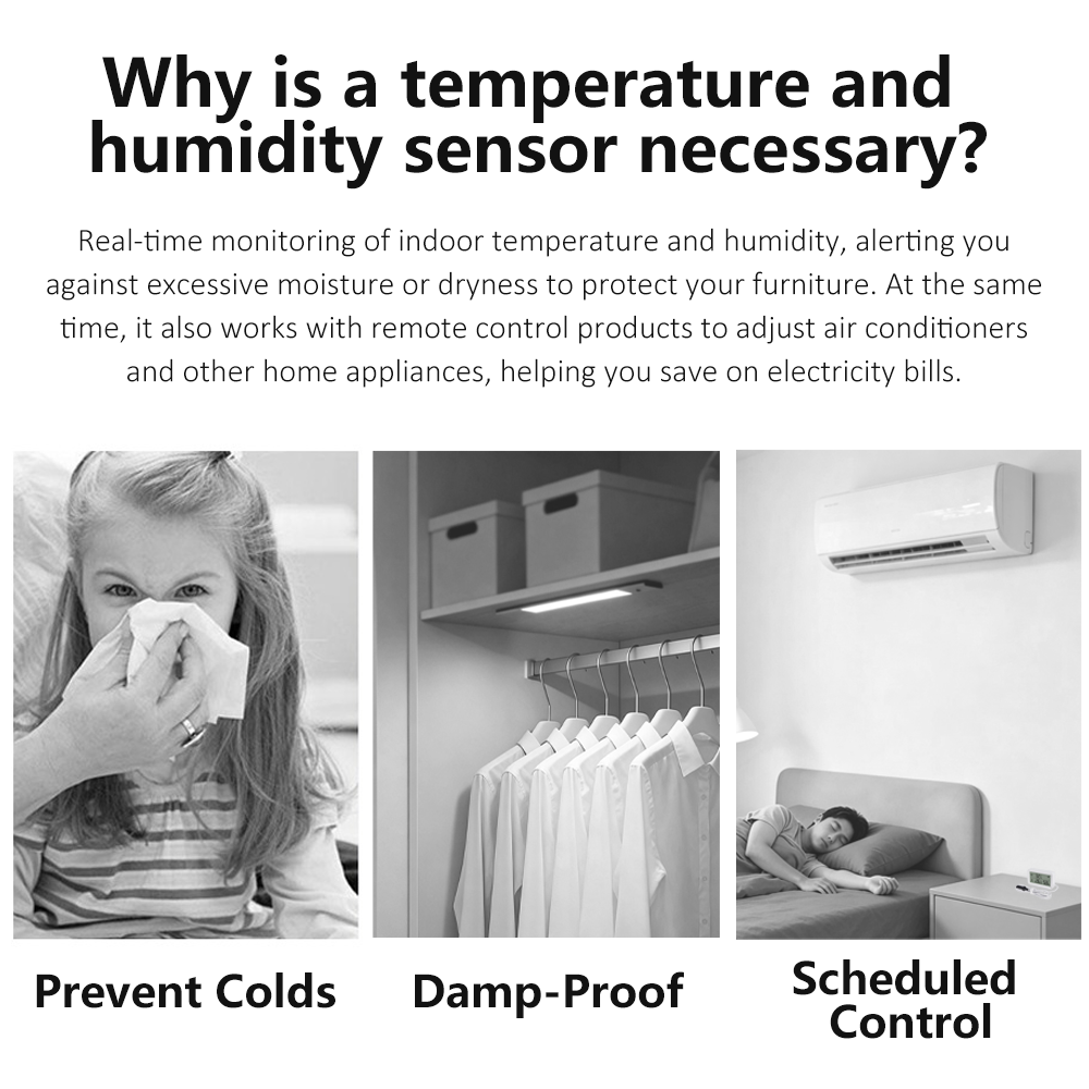 Zigbee Temperature Humidity Se - Digital Hygrometer Probe recension och pris