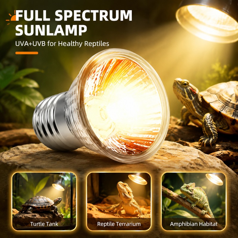 Multi-use Pet Basking Heat Lam - Calcium Powder Reptile recension och pris
